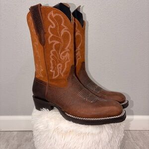 Freebird Brown and Tan Western Boots